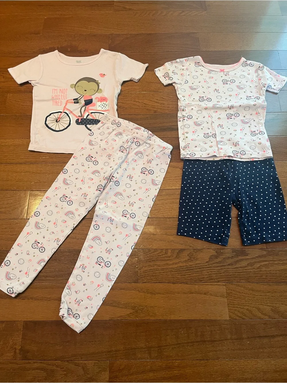 5T Girls Summer/Fall Pajamas Sets